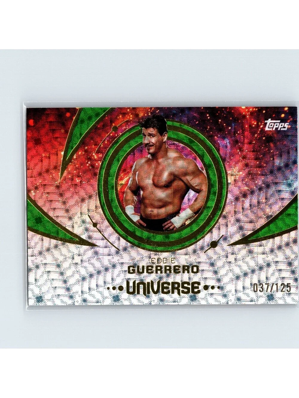 2025 Topps Universe WWE Eddie Guerrero #164 Green #/125